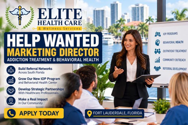 alcohol rehabs Fort Lauderdale seeking marketing director for iop drug rehab in Florida