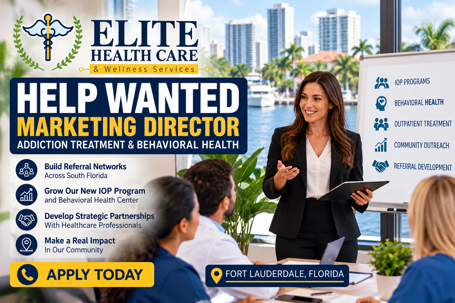 Drug Rehab Marketing Director Needed Fort Lauderdale